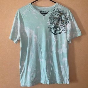Vintage AQUA VI AFFLICTION TSHIRT